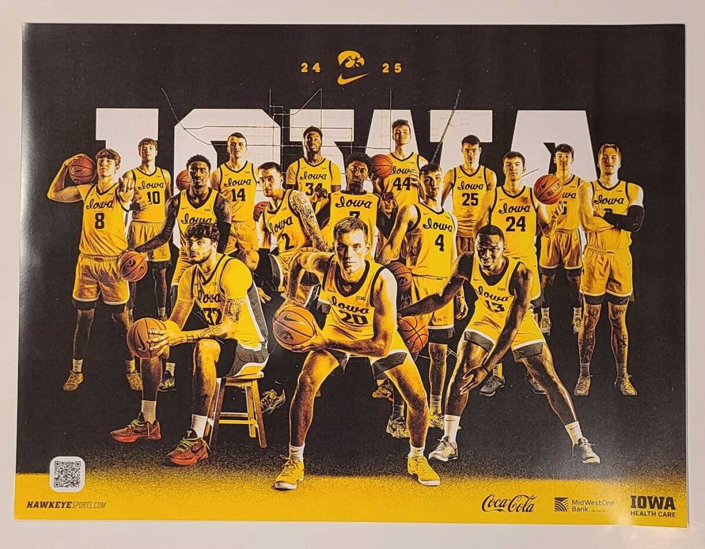 Iowa Hawkeyes Basketball Team 2024 25 Season