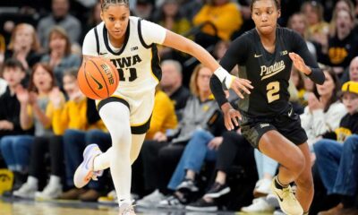 Iowa Hawkeyes Women's Basketball Game Action