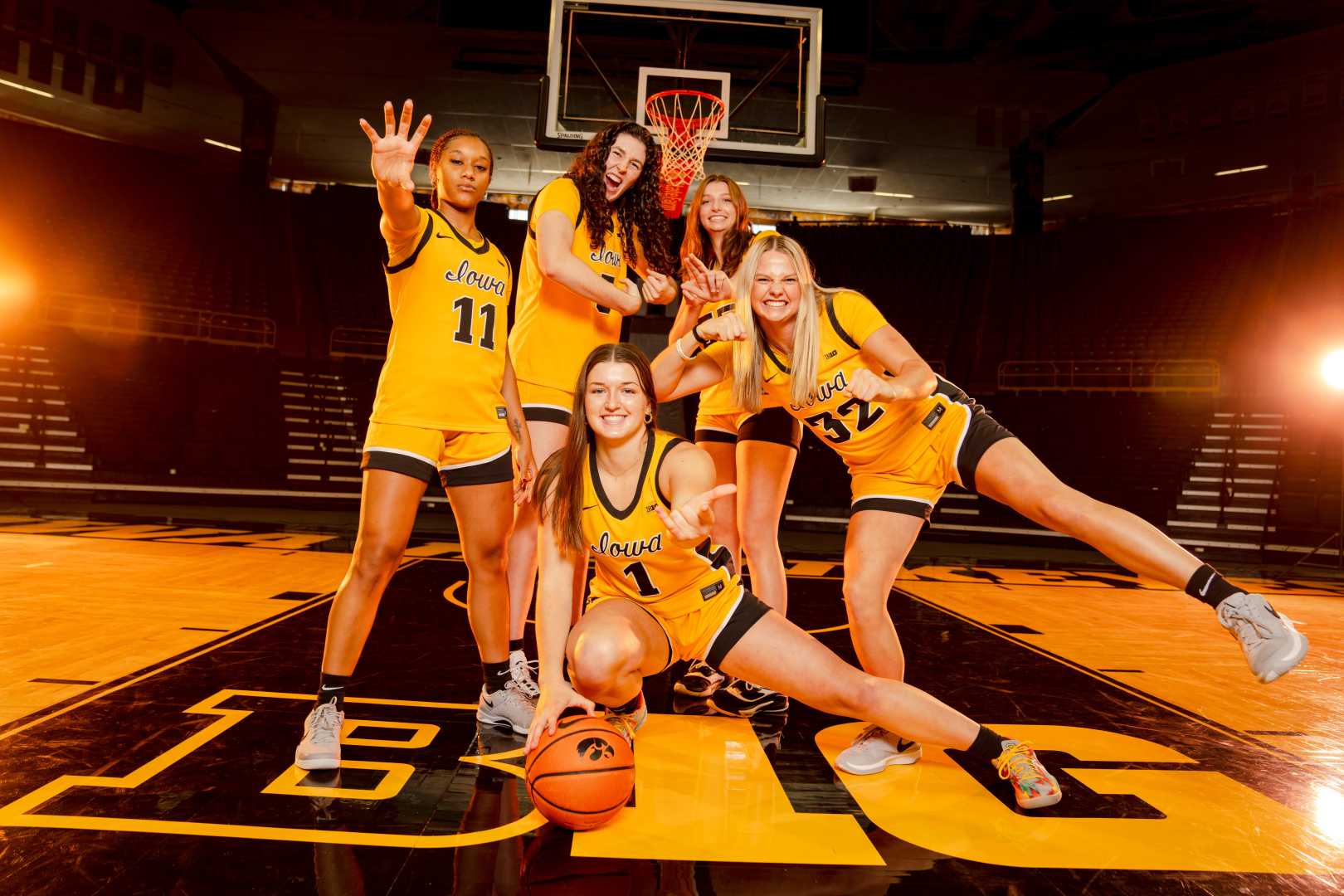 Iowa Hawkeyes Women's Basketball Team 2024