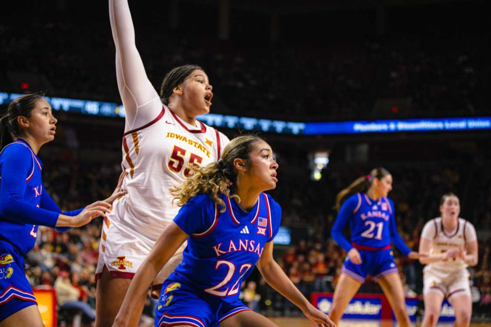 Iowa State Cyclones Basketball Game At Hilton Coliseum