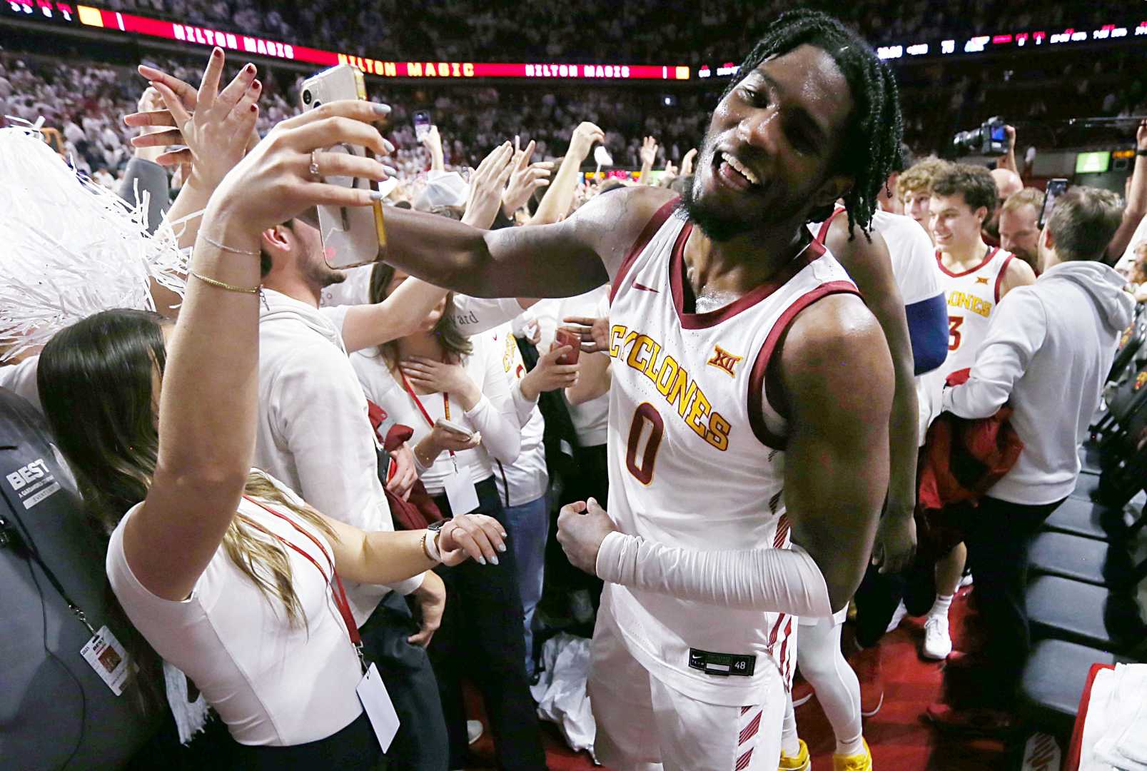 Iowa State Vs Kansas Basketball 2024 Hilton Coliseum