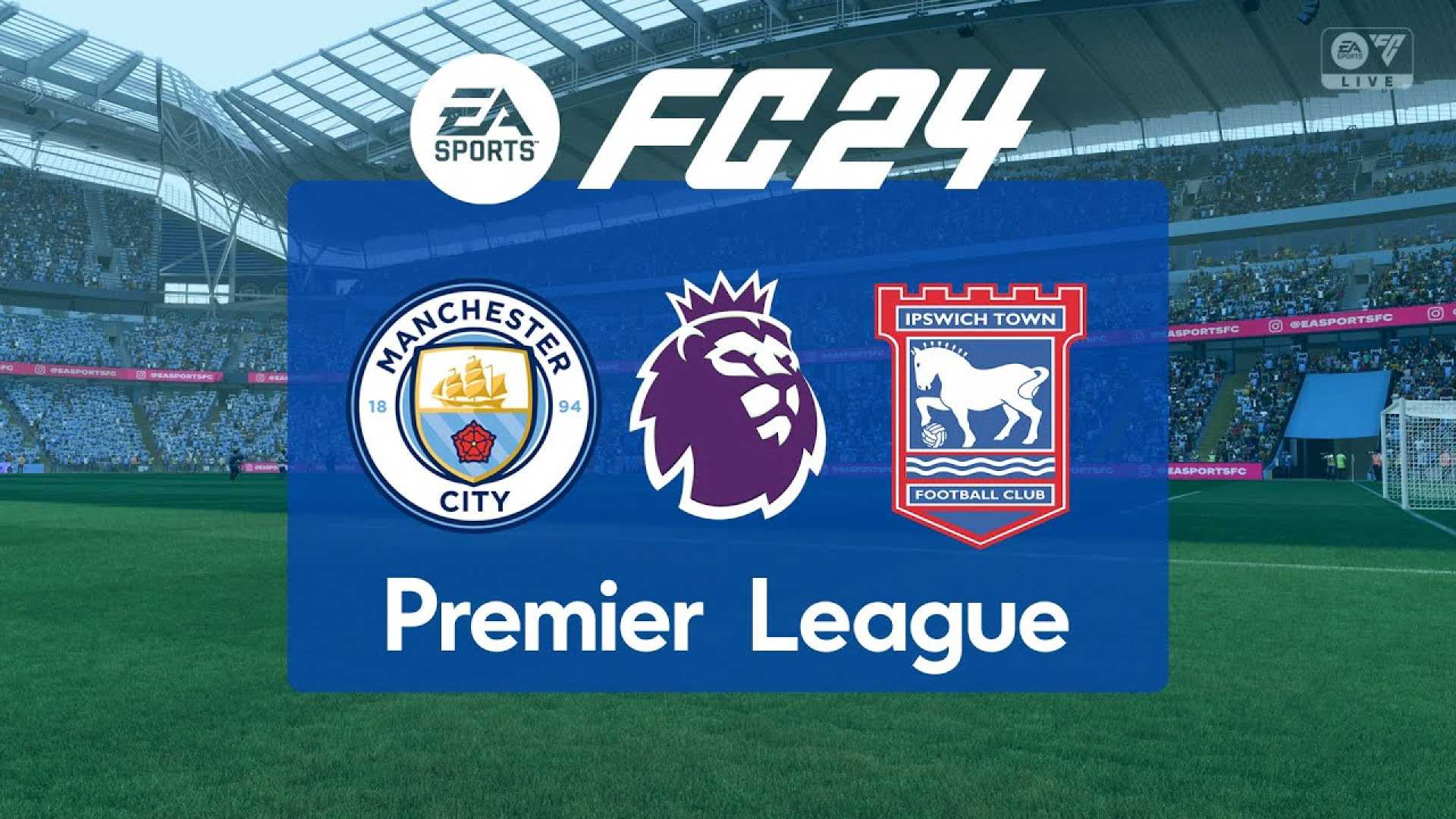 Ipswich Town Vs Manchester City Premier League Match