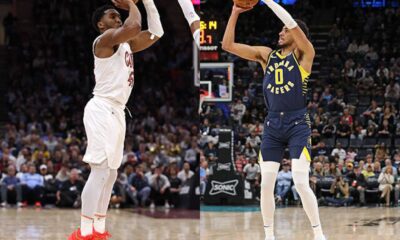 Ja Morant Darius Garland Nba Game Action