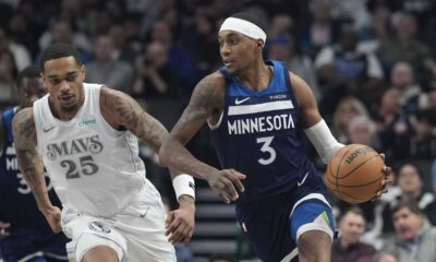 Jaden Mcdaniels Minnesota Timberwolves Game Action