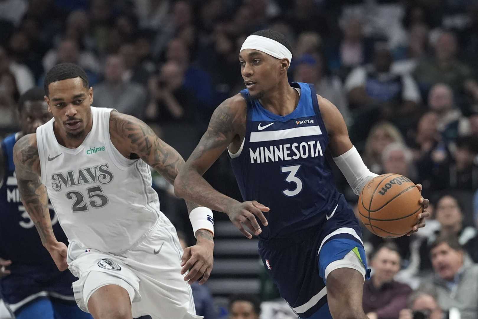 Jaden Mcdaniels Minnesota Timberwolves Game Action