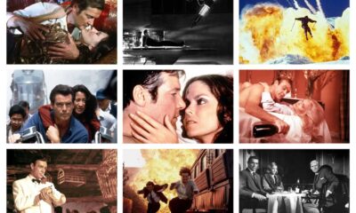 James Bond Inspired Spy Movies Collage