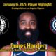 James Harden La Clippers Game January 2025