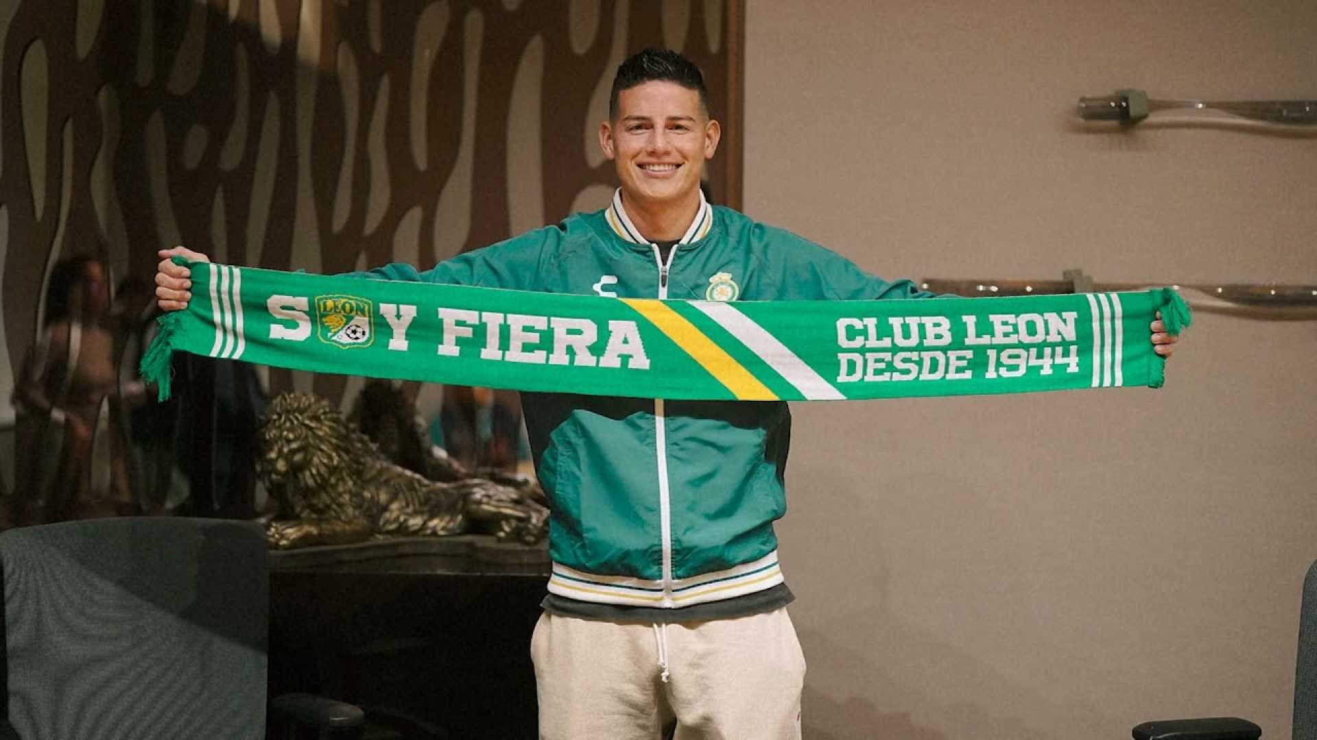 James Rodriguez Club León Signing Announcement