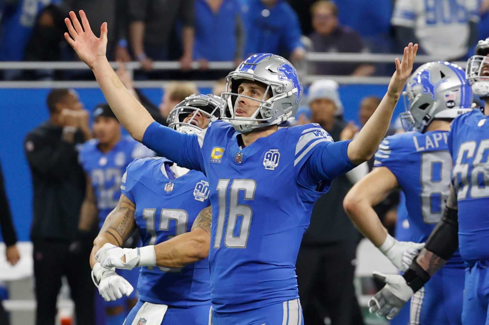 Jared Goff Detroit Lions Ford Field Game