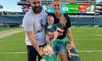 Jason And Kylie Kelce Family Photo 2023