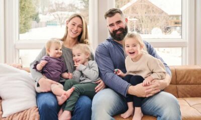 Jason And Kylie Kelce Family Photo 2025