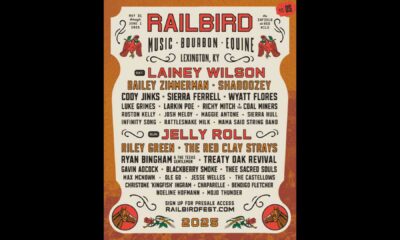 Jelly Roll Lainey Wilson Railbird Festival 2025 Lineup