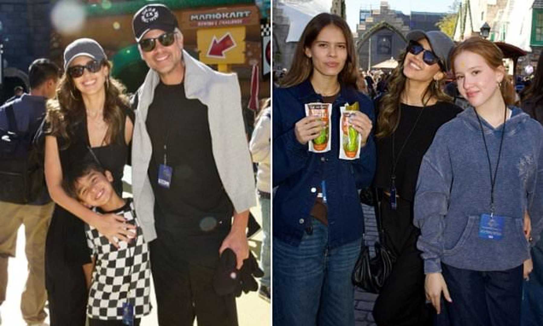 Jessica Alba Universal Studios Family Photos 2025