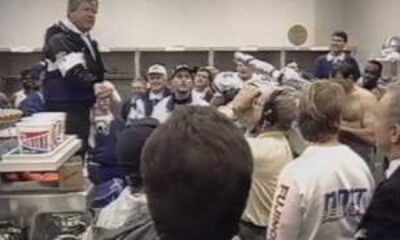 Jimmy Johnson Dallas Cowboys 1993 Locker Room