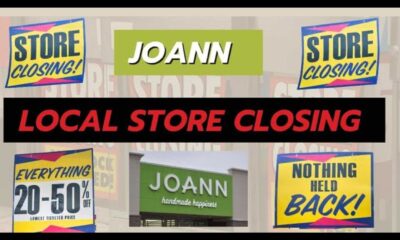 Joann Store Liquidation Sale Signs