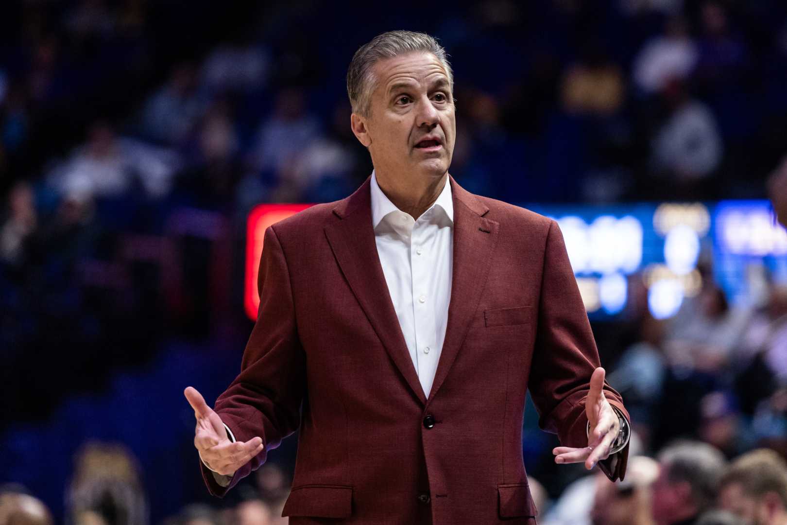 John Calipari Arkansas Basketball Game 2025