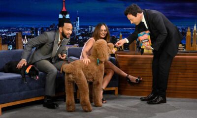 John Legend Chrissy Teigen Dog Penny Instagram Post