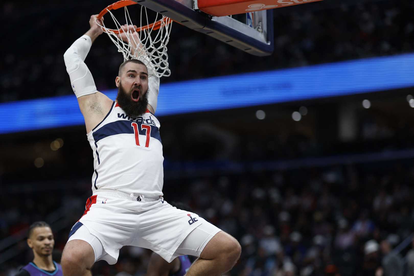 Jonas Valančiūnas Washington Wizards Game Action