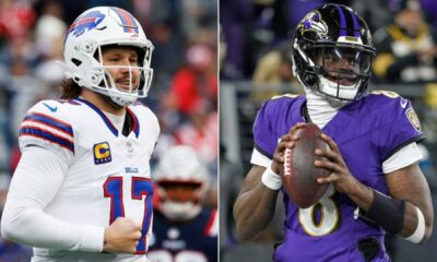 Josh Allen Lamar Jackson Afc Divisional Playoff 2025