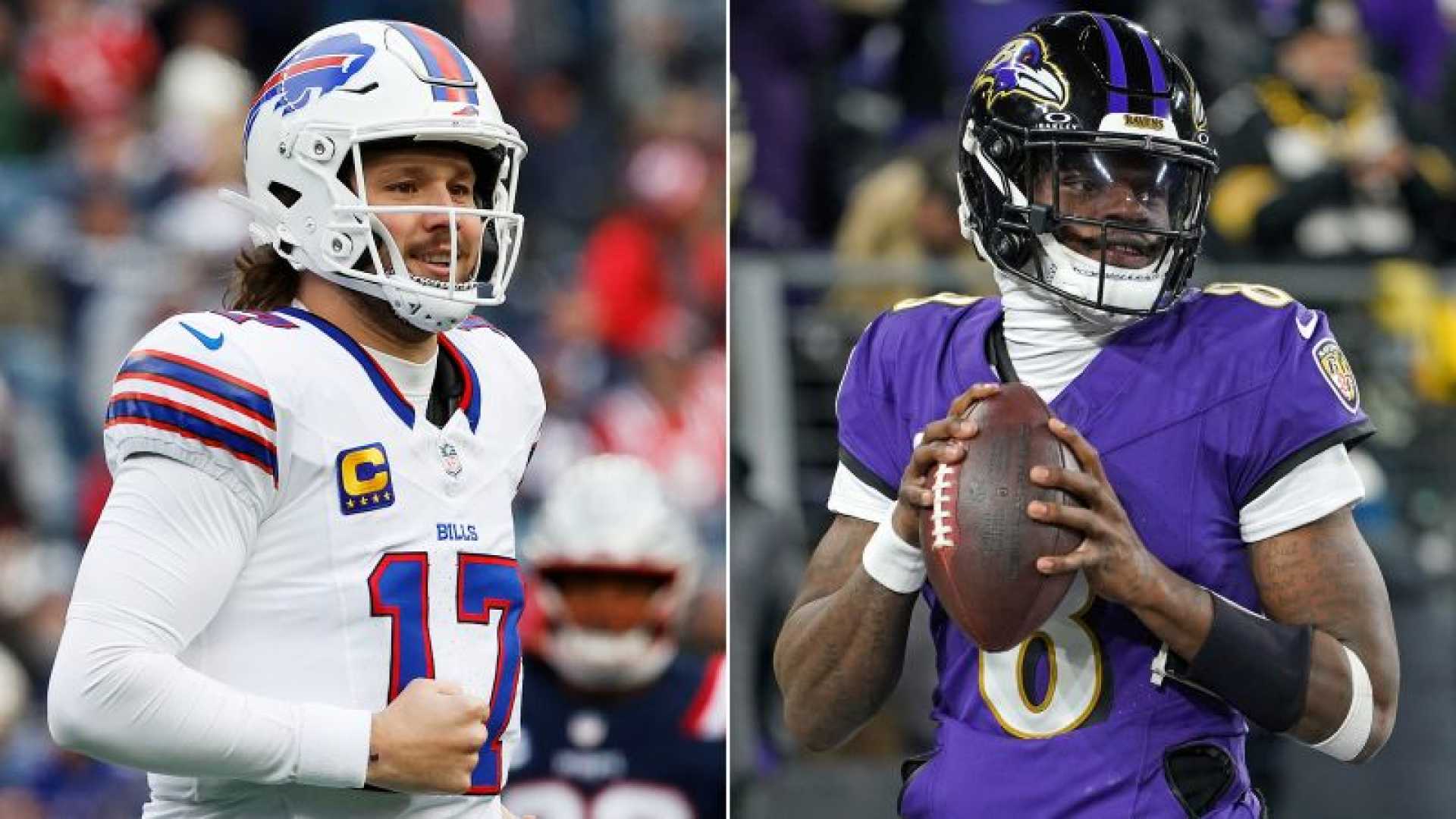 Josh Allen Lamar Jackson Afc Divisional Playoff 2025