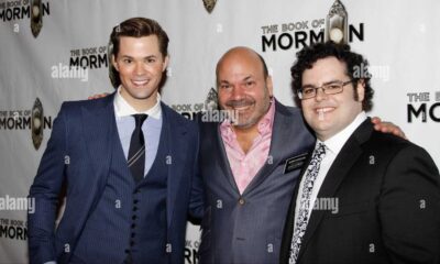 Josh Gad Casey Nicholaw Book Of Mormon Broadway