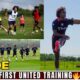 Joshua Zirkzee Manchester United Training 2025