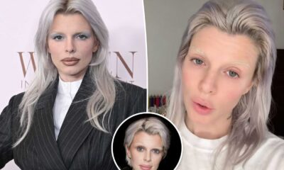 Julia Fox David Bowie Inspired Hair Transformation Tiktok