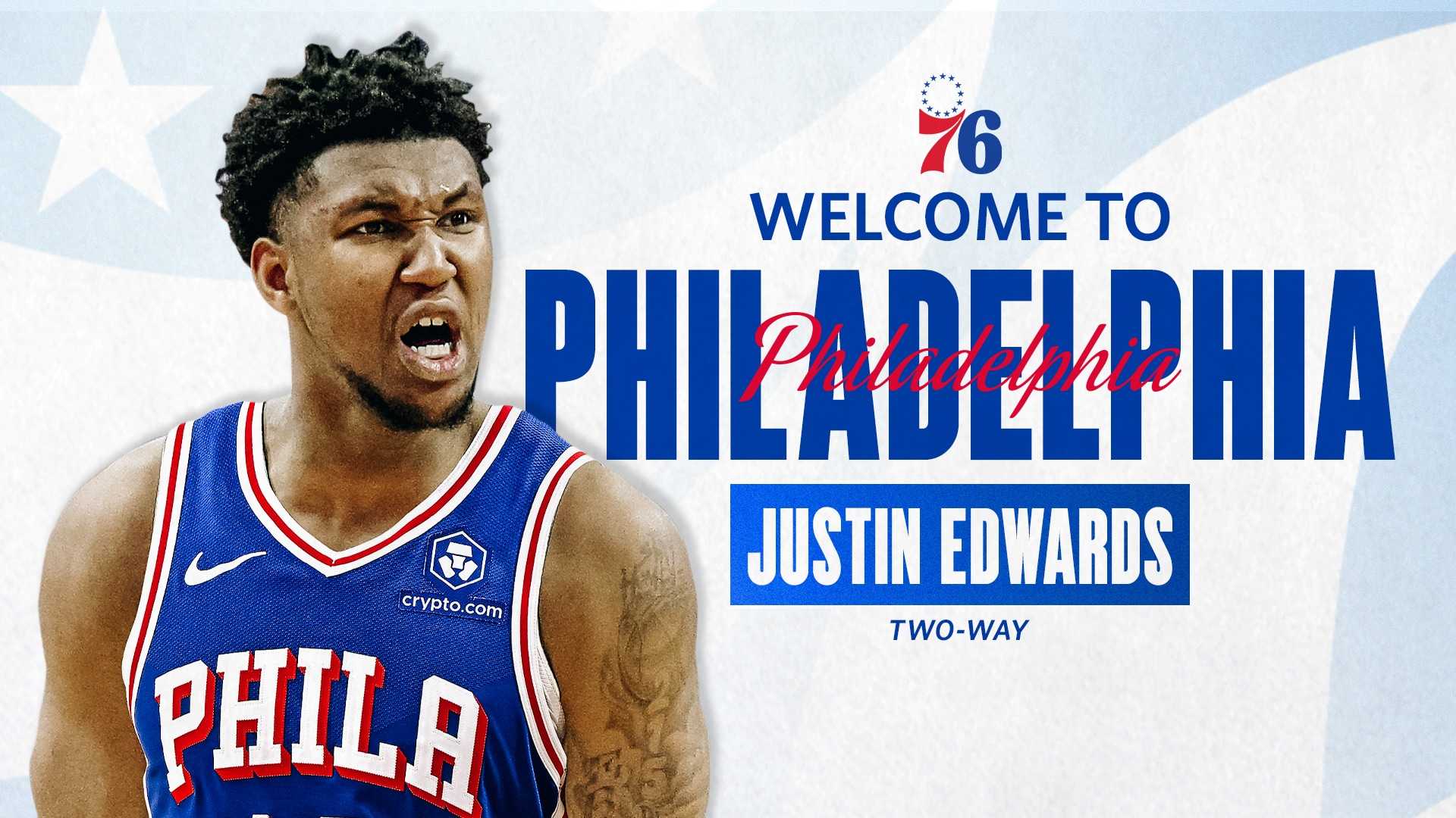 Justin Edwards Nba Debut Philadelphia 76ers