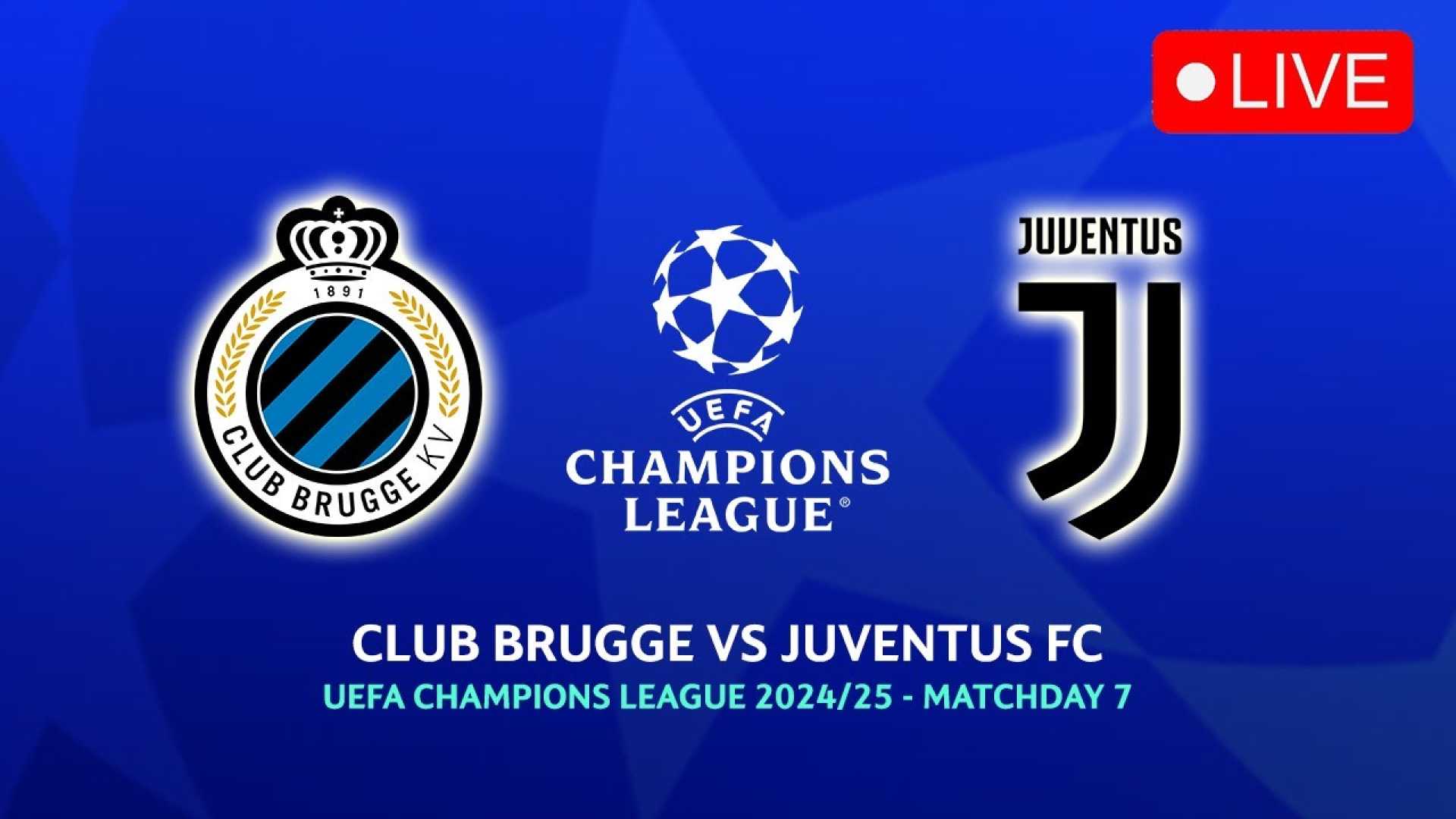 Juventus Vs Club Brugge Champions League 2025