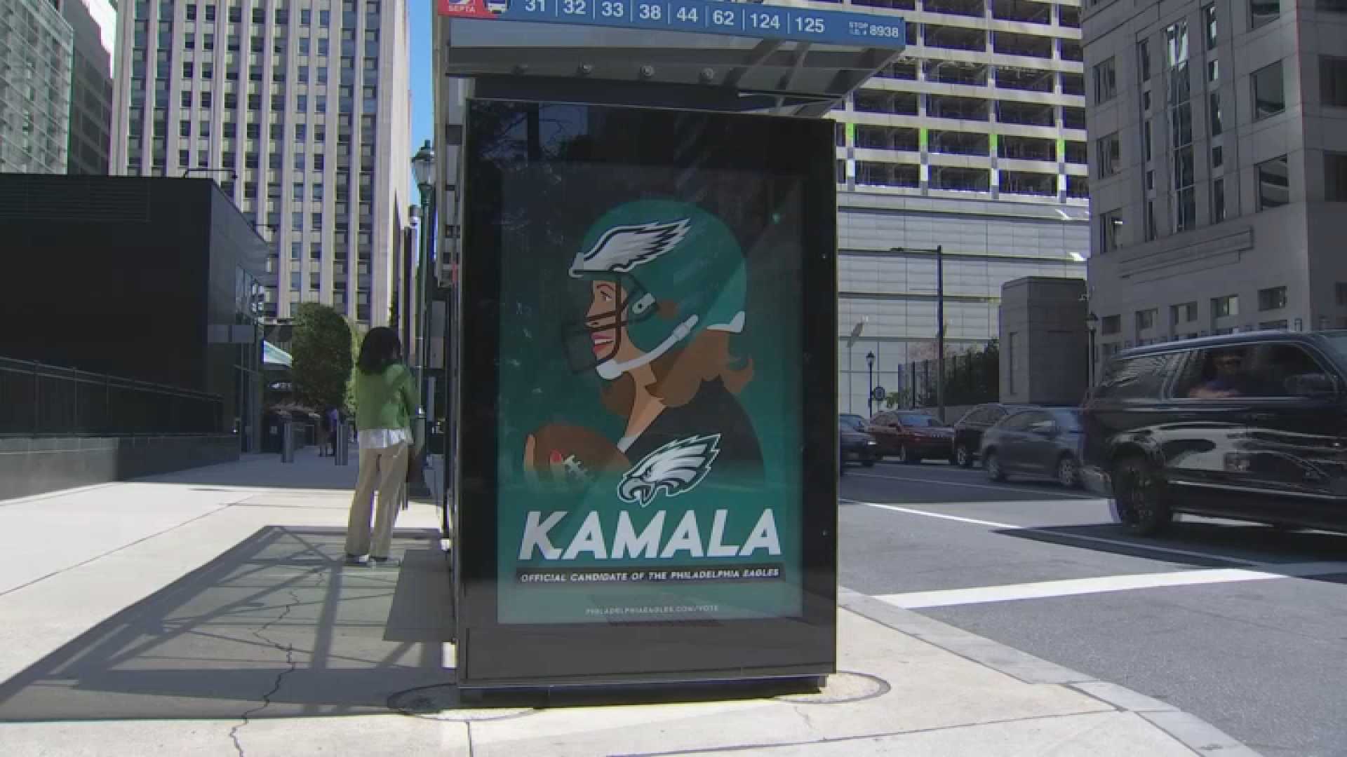 Kamala Harris Campaign Posters Philadelphia 2024