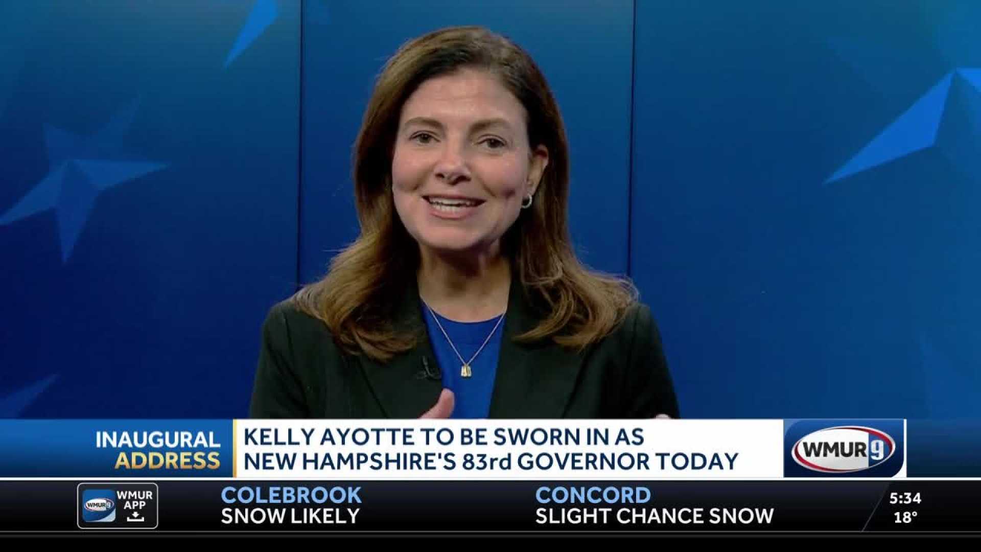 Kelly Ayotte New Hampshire Governor Inauguration 2025