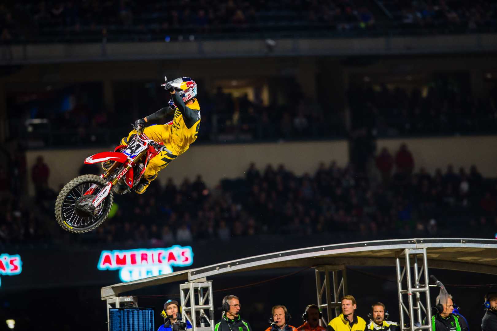 Ken Roczen Justin Barcia Supercross Anaheim 1