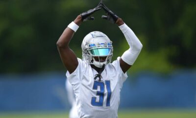 Kerby Joseph Detroit Lions Safety Game Action