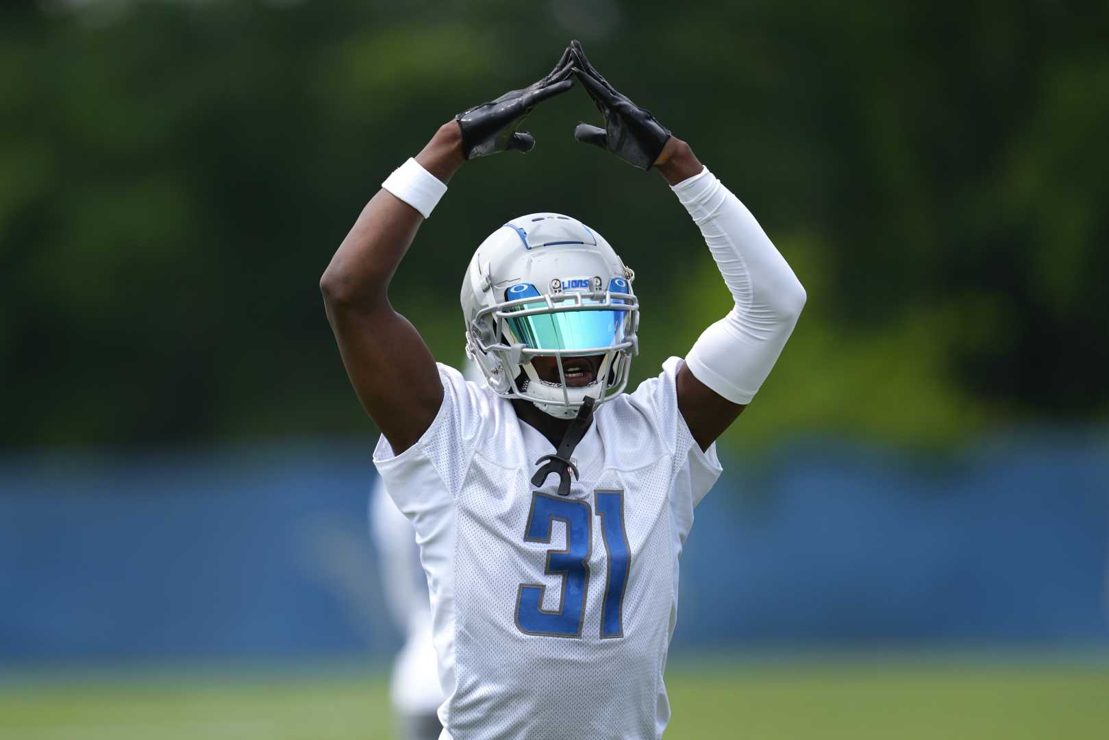 Kerby Joseph Detroit Lions Safety Game Action