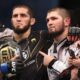 Khabib Nurmagomedov Cornering Islam Makhachev Ufc 302