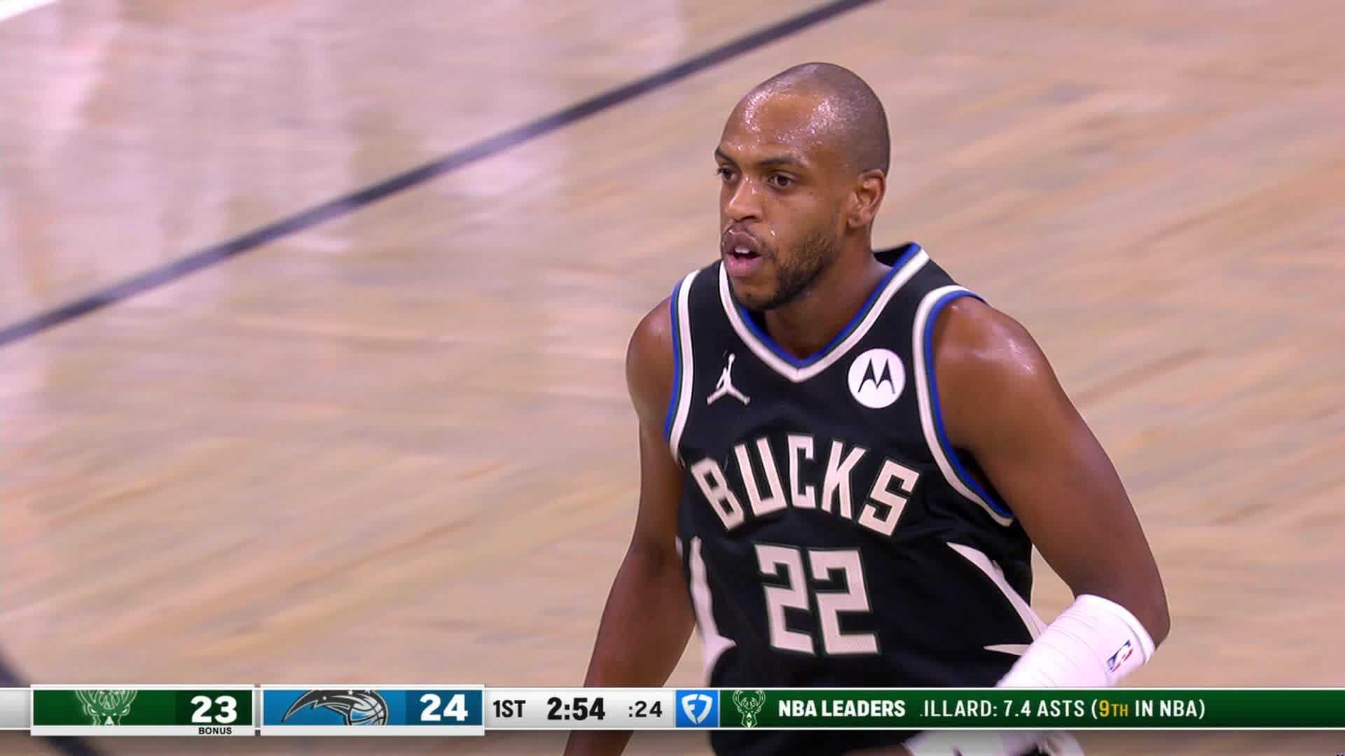 Khris Middleton Milwaukee Bucks 2025 Nba Game