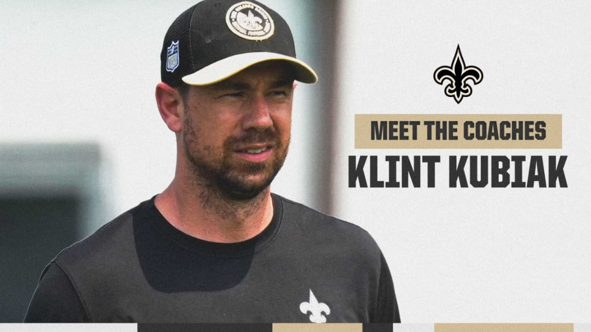 Klint Kubiak Saints Offensive Coordinator 2024