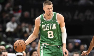 Kristaps Porzingis Boston Celtics Game Action