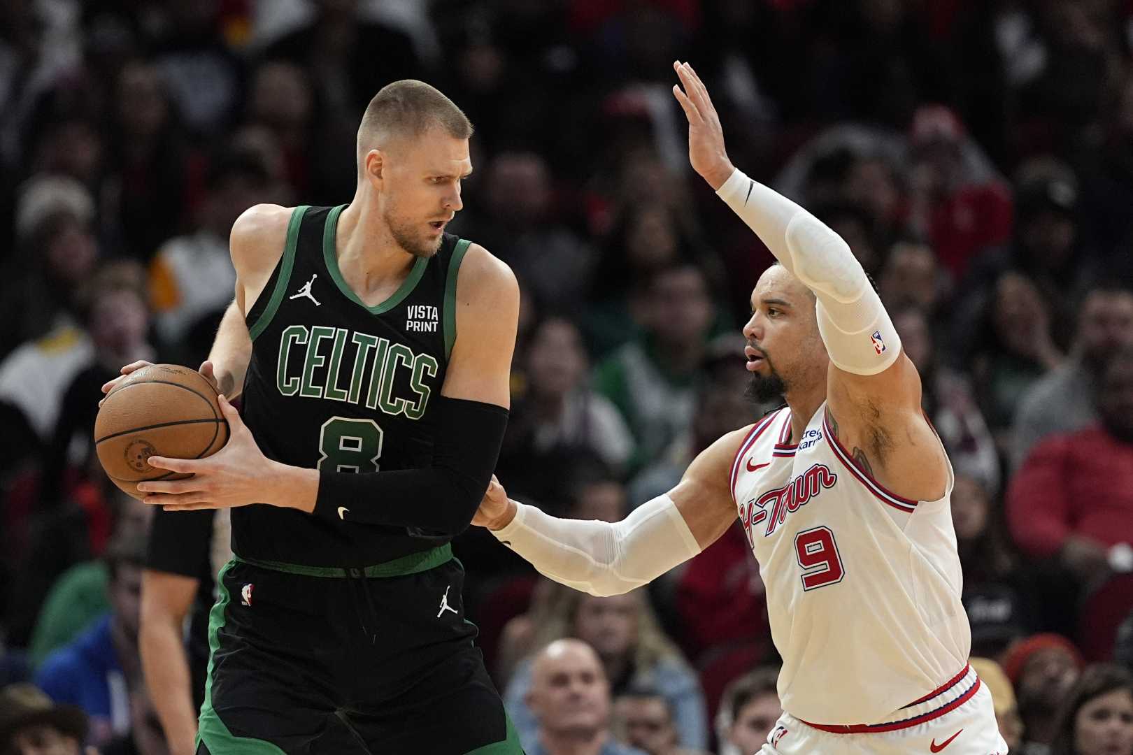 Kristaps Porzingis Celtics Game Houston 2025