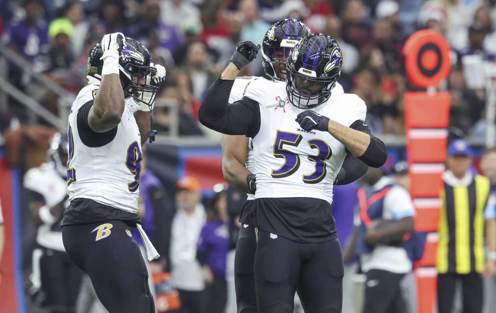 Kyle Van Noy Ravens 2025 Sack Celebration