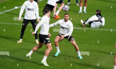 Kyle Walker Manchester City Training 2023