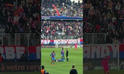 Kylian Mbappe Stade Malherbe Caen Protest Banners