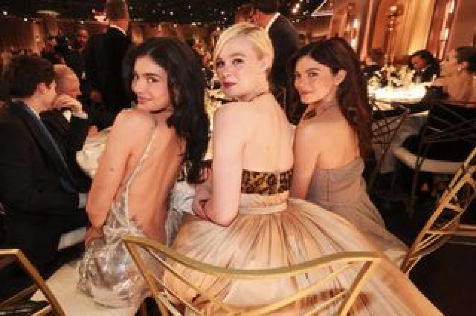 Kylie Jenner 2025 Golden Globes Versace Dress