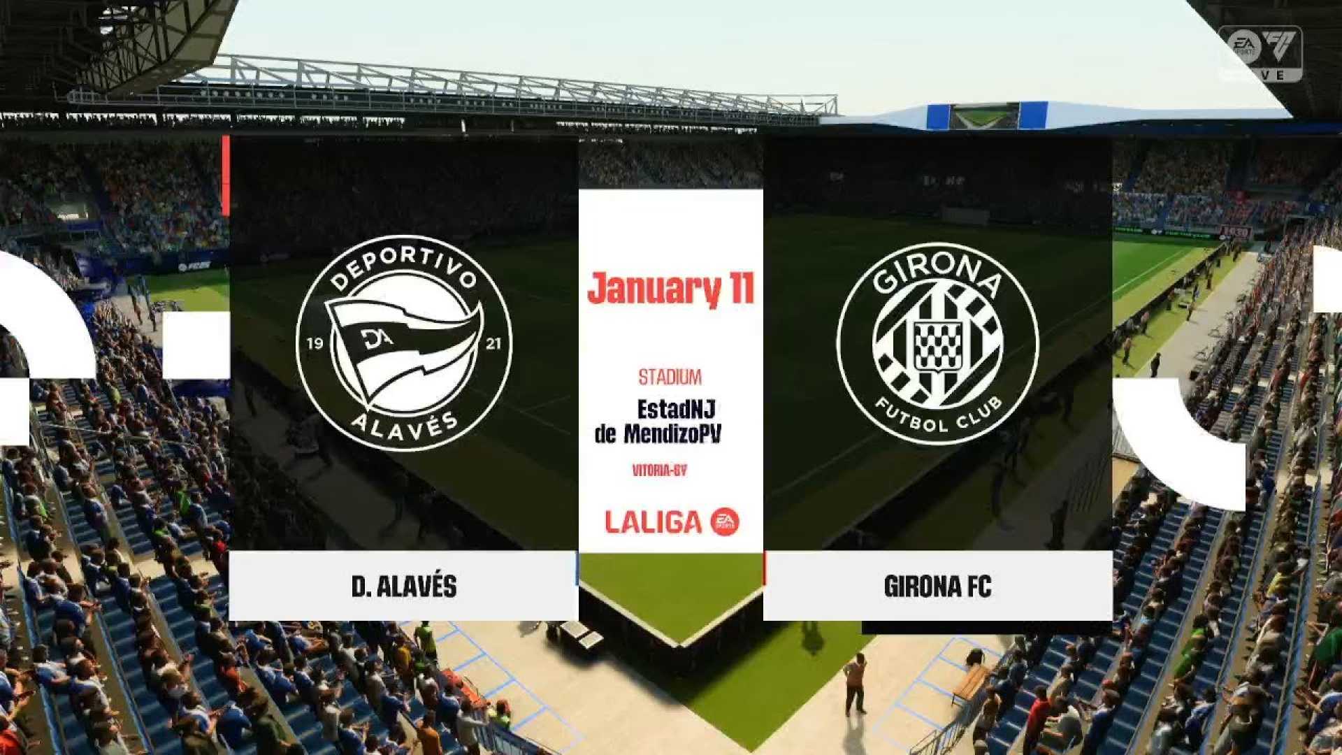 La Liga Alaves Vs Girona 2025 Match