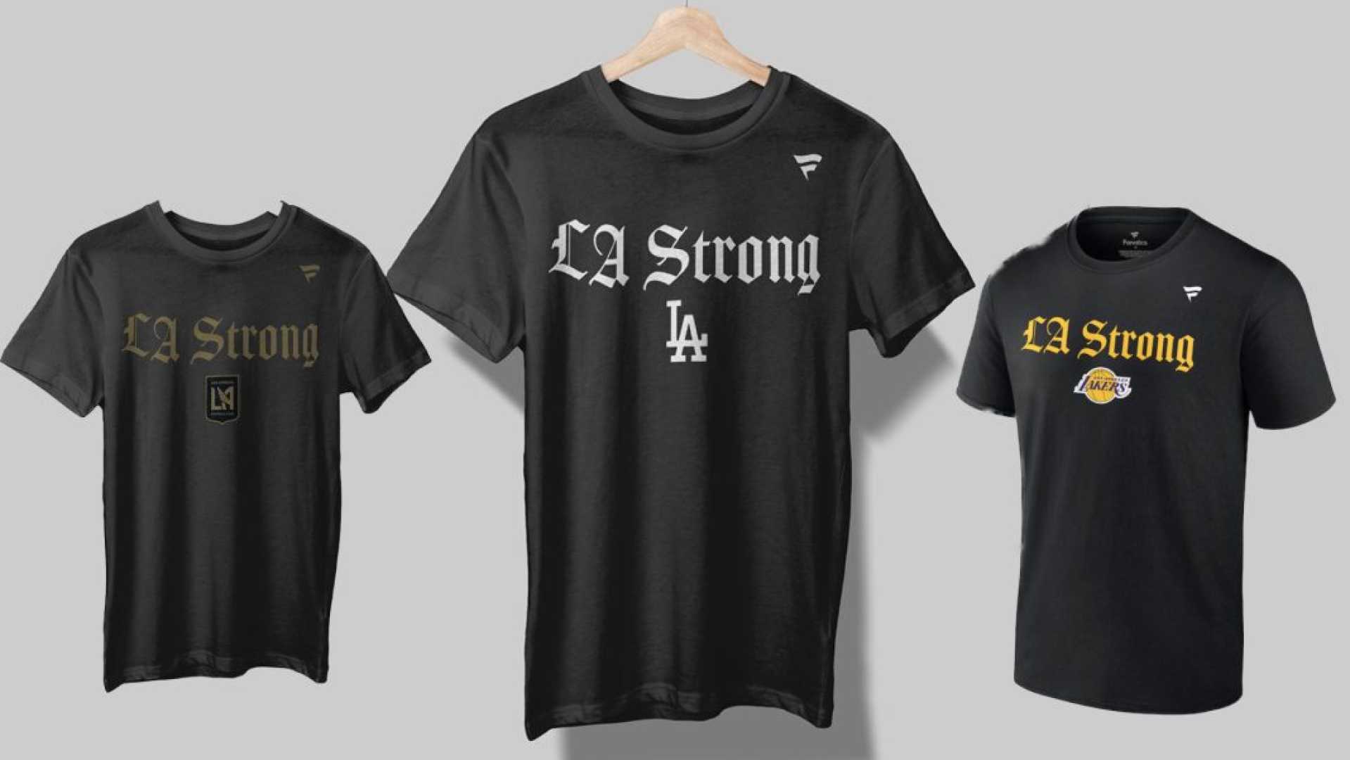 L.a. Strong Wildfire Relief T Shirts Sports Teams