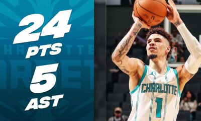 Lamelo Ball Charlotte Hornets 2025 Game Action