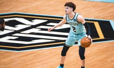 Lamelo Ball Nba Game Action Shot