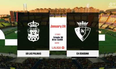 Las Palmas Vs Osasuna La Liga Match 2025