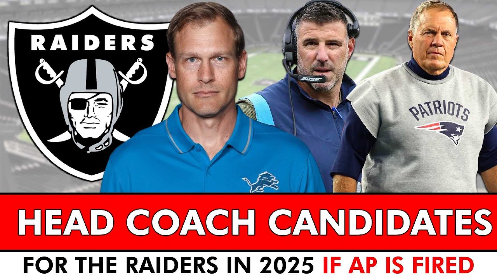 Las Vegas Raiders Coaching Candidates 2025