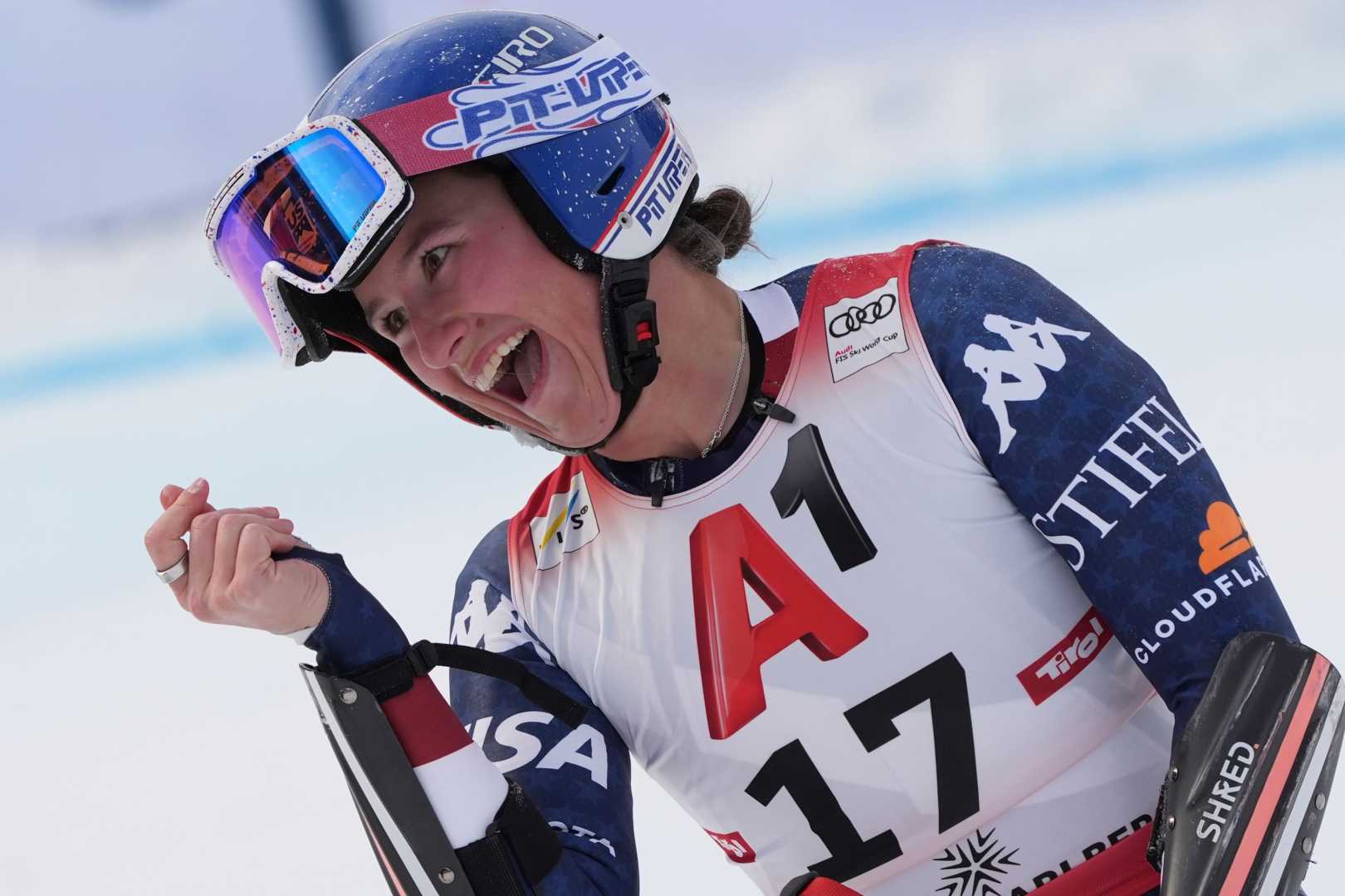 Lauren Macuga World Cup Super G Victory